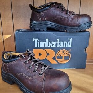 Timberland PRO Women's Titan Oxford Alloy Toe Safety Shoes Size 6.5.